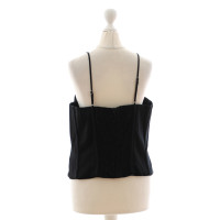 Laurèl Black corset top with lace