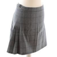 Calvin Klein Plaid wool skirt