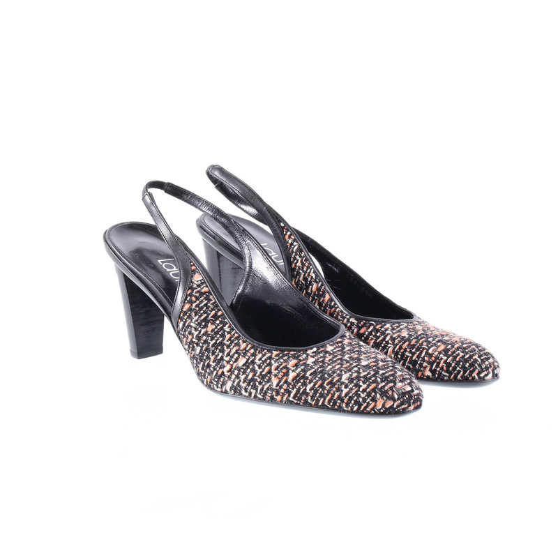 Laurèl Slingbacks in Tweed Optik