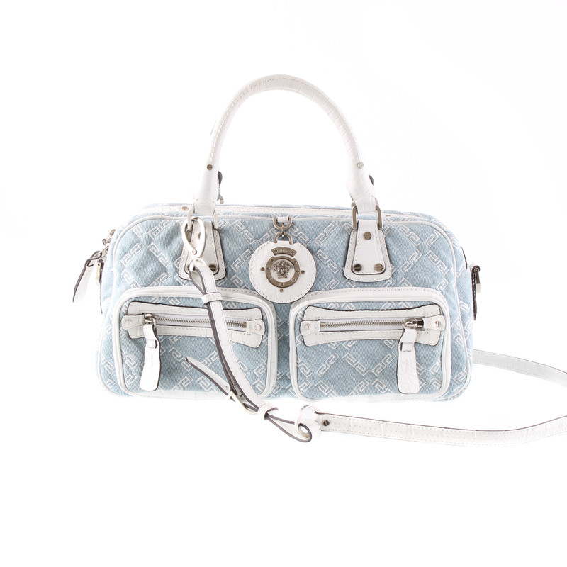 Versace Denim-look handbag