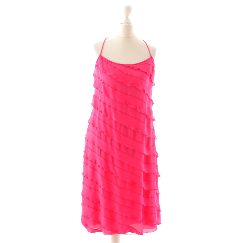 Armani Flounce dress in pink