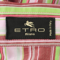 Etro Camicia a righe colorata