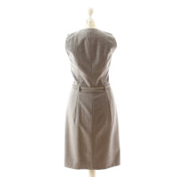 Akris Grey wool dress with belt