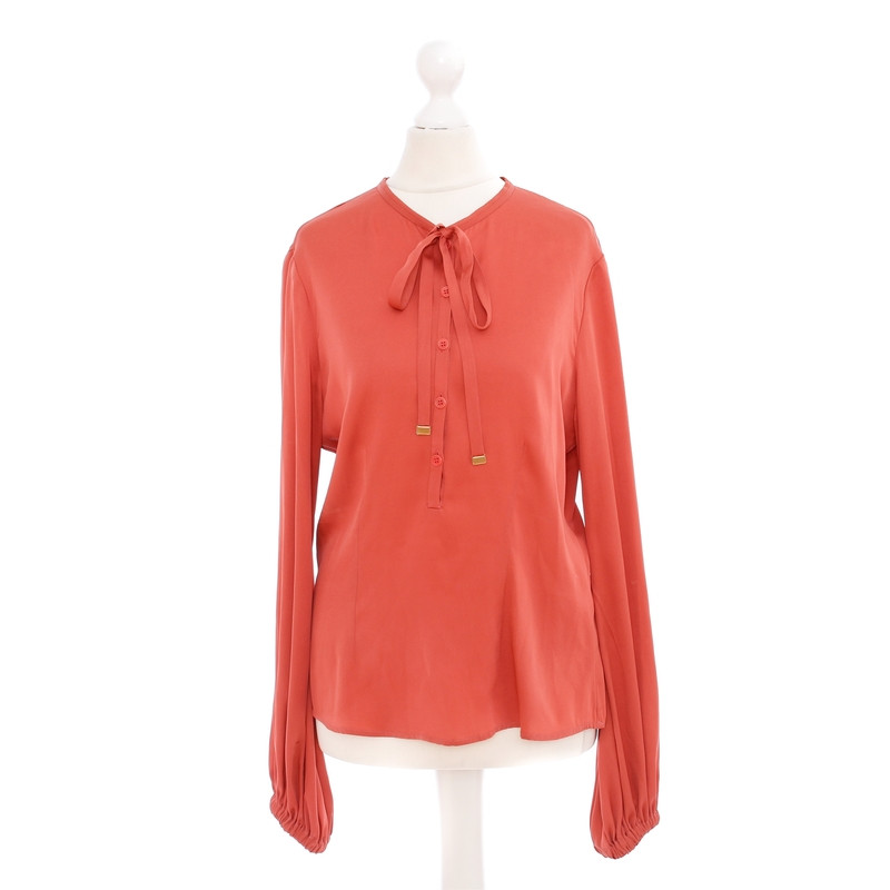 Diane Von Furstenberg Button blouse silk