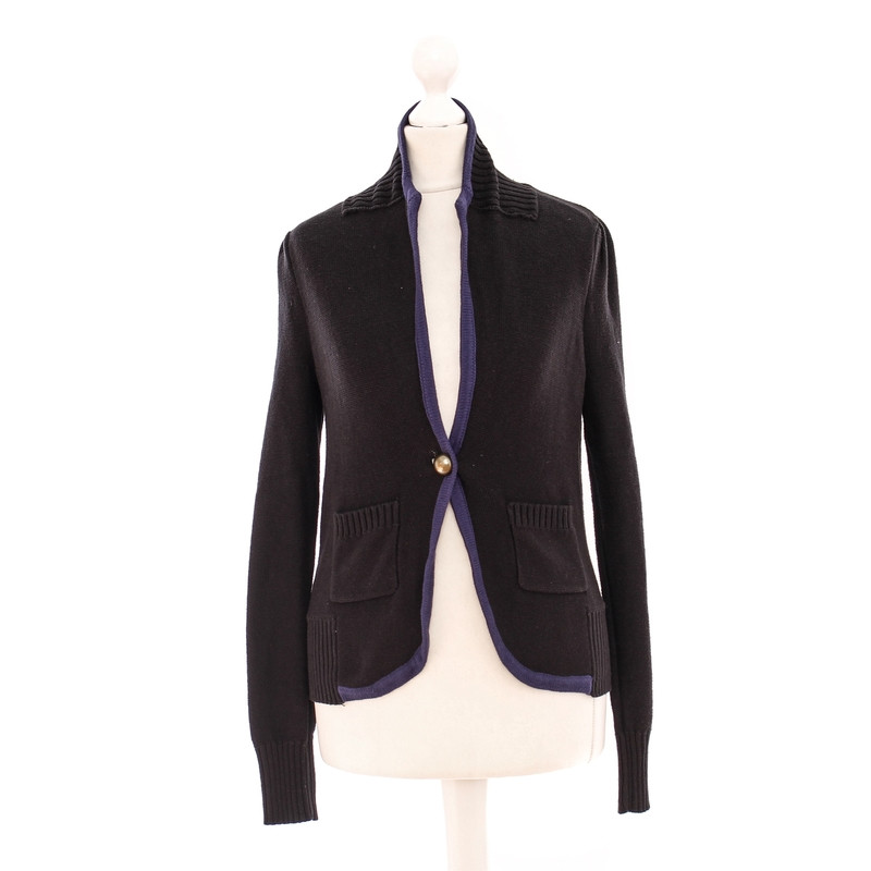 Lux  Blazer in maglia in nero