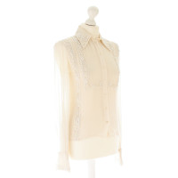 Valentino Garavani Embroidered silk blouse