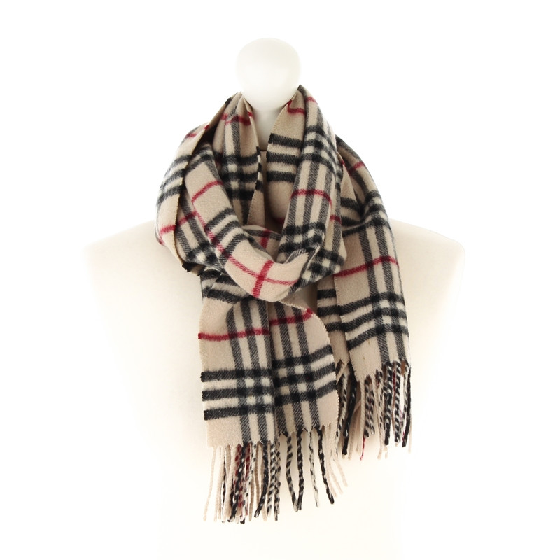 Burberry Schal mit Nova Check Muster - Second Hand ...