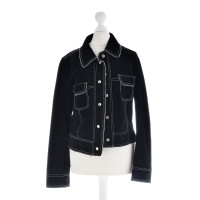 Armani Jeans Black leather jacket 