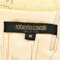 Roberto Cavalli Jacket with print and glitter