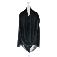 Ann Demeulemeester Wickel-Top in Schwarz