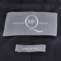 Alexander McQueen Veste courte avec col montant