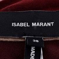 Isabel Marant Chemise en cuir avec des pierres