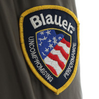 Blauer Usa Gefütterte Jacke im Military Stil 