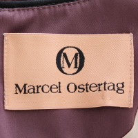 Marcel Ostertag Bicolores Kleid mit Pailletten 