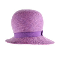 Escada Purple straw hat
