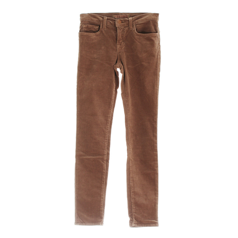 J Brand Pantaloni di velluto a coste in marrone chiaro