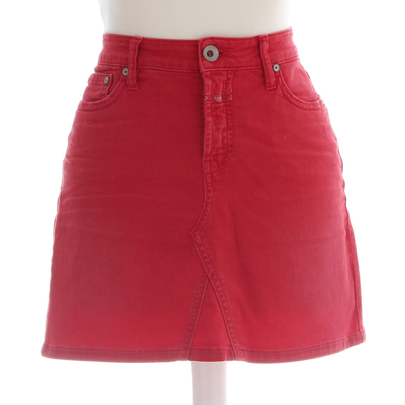 Closed Red jeans skirt