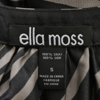 Ella Moss Gestreepte zijden jurk