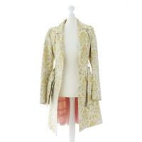D&G Cappotto jacquard in verde lime