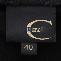 Just Cavalli Schwarzes Pailletten-Shirt