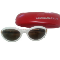 Jc De Castelbajac Vintage Sonnenbrille in Weiß 