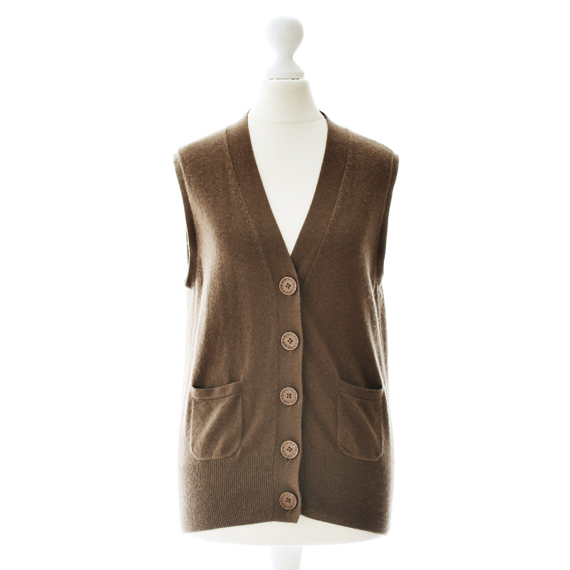 Ftc Brown cashmere vest