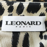 Leonard Silk dress with a Leo look