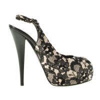 Giuseppe Zanotti Peep-toes with lace 