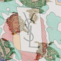 Yves Saint Laurent Silk scarf with sparkling threads