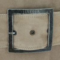 Jitrois Leather dress in khaki 