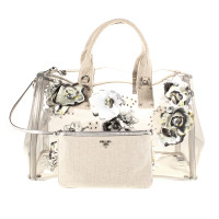 Prada Plexi Tote mit Blumen