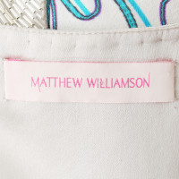 Matthew Williamson Seidenkleid mit Pailletten