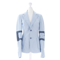 Costume National Blazer met denimdetails