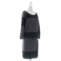 Humanoid Black gray knit dress