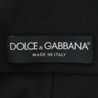 Dolce & Gabbana Zwarte zijden kostuum