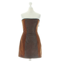 D&G Leather Bustier dress