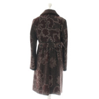 Etro Wool coat with a pattern mix