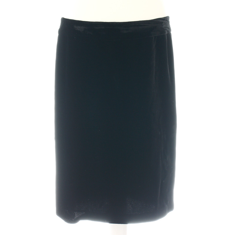 Armani Black Velvet skirt