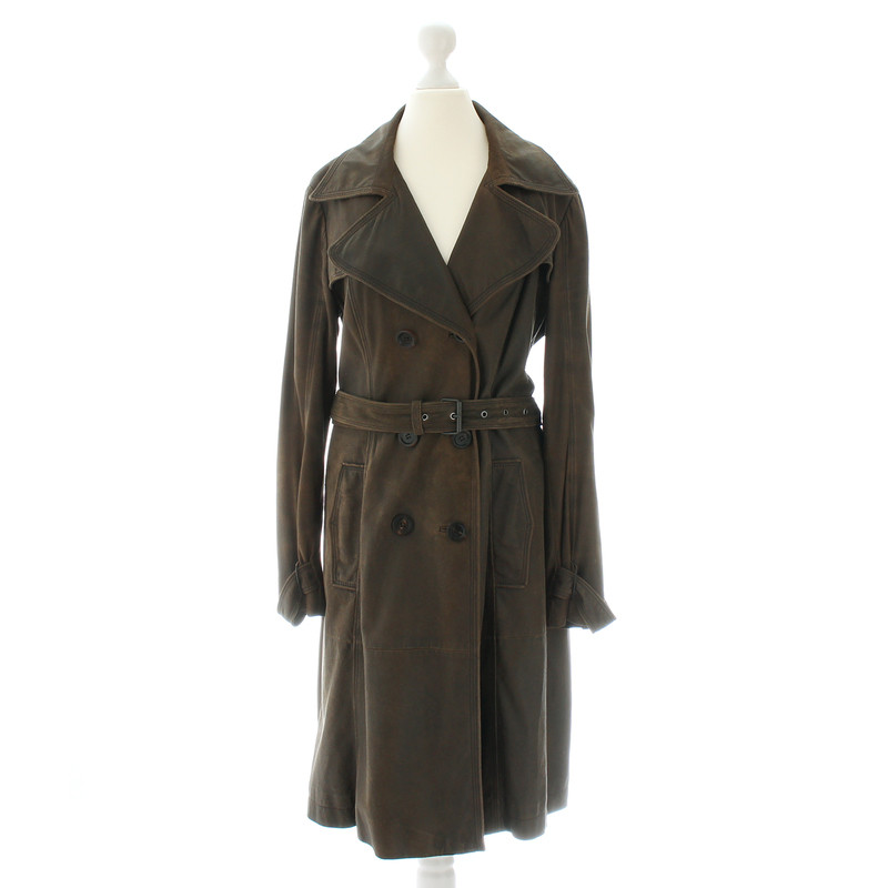 Marc Cain Trench coat in pelle