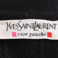 Yves Saint Laurent Schwarze Strickjacke 