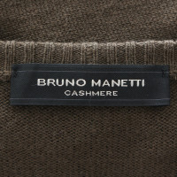 Bruno Manetti Cardigan in olijfolie