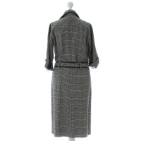Rena Lange Coat with Prince of Wales check patterns