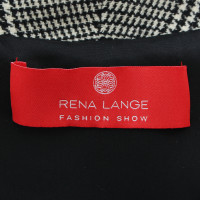 Rena Lange Coat with Prince of Wales check patterns