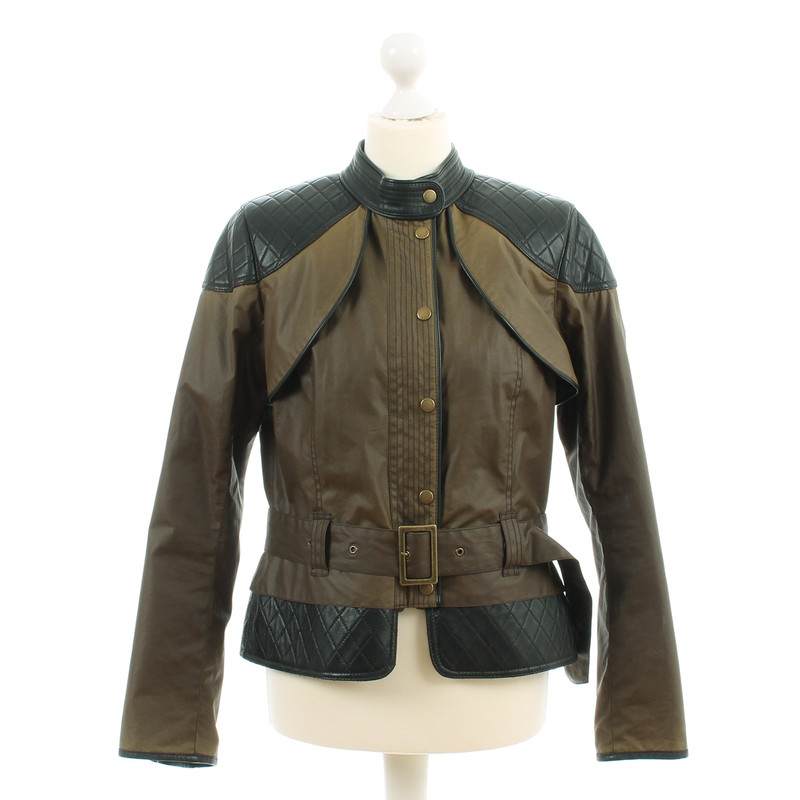 Barbour Wax jacket with leather