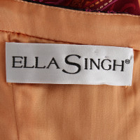 Ella Singh Robe de soirée en deux parties avec châle  