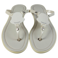 Moncler White toe sandals