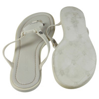 Moncler White toe sandals