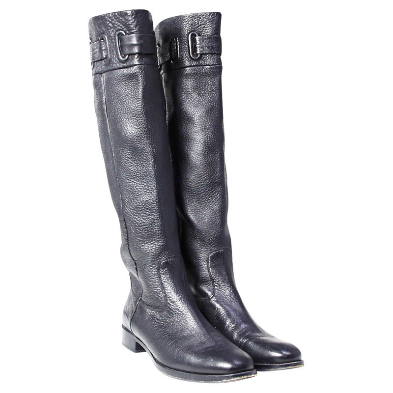 Hugo Boss Black leather boots