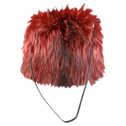 Laurèl Fur muff Red