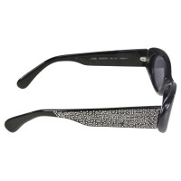 Escada Sunglasses black with gemstone embellishment